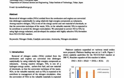 Catalytic Conversion of Nitrogen Oxide to Ammonia